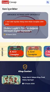 Ekran Görüntüsü 1 - Evvel Cevap