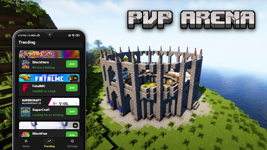 Ekran Görüntüsü 2 - Minecraft PE 1.7.10 için Sunucu