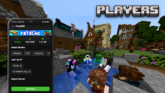 Ekran Görüntüsü 3 - Minecraft PE 1.7.10 için Sunucu